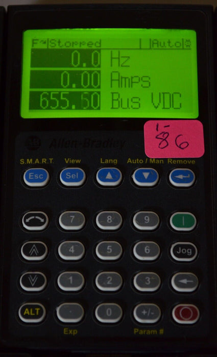 Allen-Bradley 20-HIM-A3 SERIES A Full Numeric HMI Keypad Firmware:6.001  #1-86