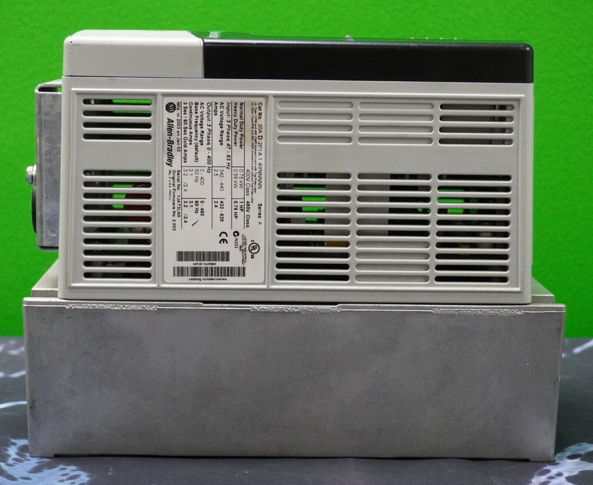 Allen-Bradley 20AD2P1A1AYNNNNN PowerFlex 70 1 HP Series A FRN:2.003 Tested Good