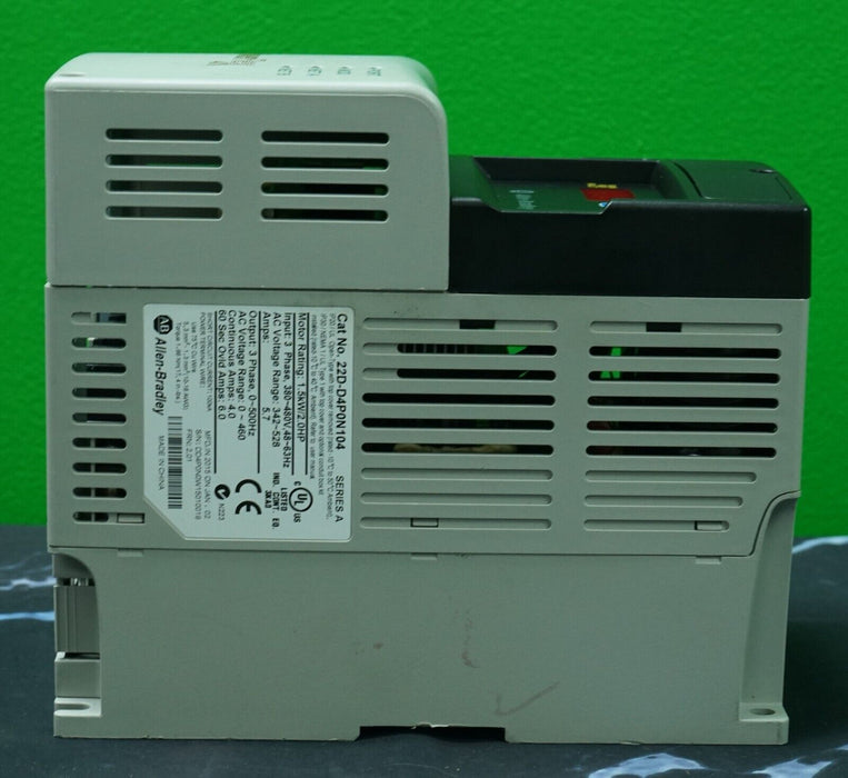 Allen-Bradley 22D-D4P0N104 Power Flex 40 Drive 2HP Ser. A FRN:2.01