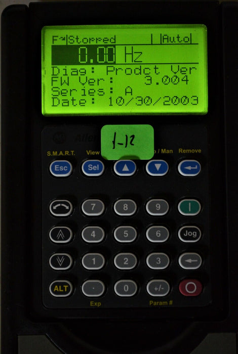 Allen-Bradley 20-HIM-A3 SERIES A Full Numeric HMI Keypad Firmware 3.004   #1-12