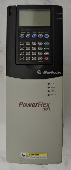 Allen-Bradley PowerFlex 700 20BD011A3AYNAND1 7.5 HP 480 VAC With a Encoder Input