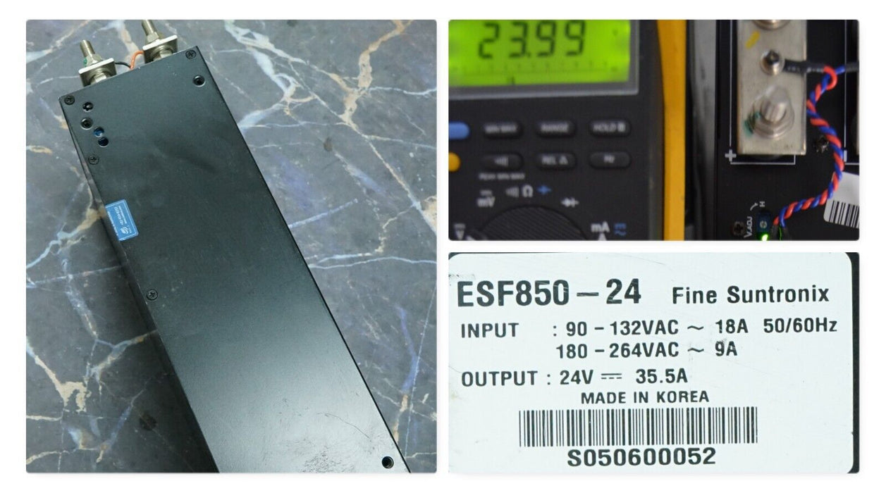 Fine Suntronix ESF850-24 Power Supply Tested Good