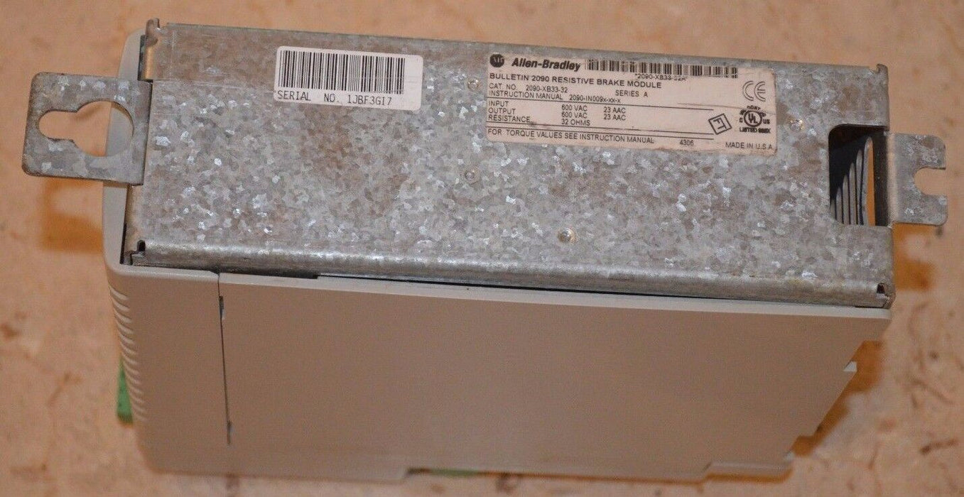 Allen Bradley 2090-XB33-32 KINETIX 6000 Resistive Brake Module, 33A, 32 OHM