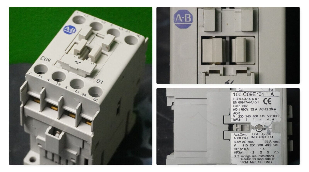 Allen Bradley 100-C09E*01 Contactor, Series A 24V