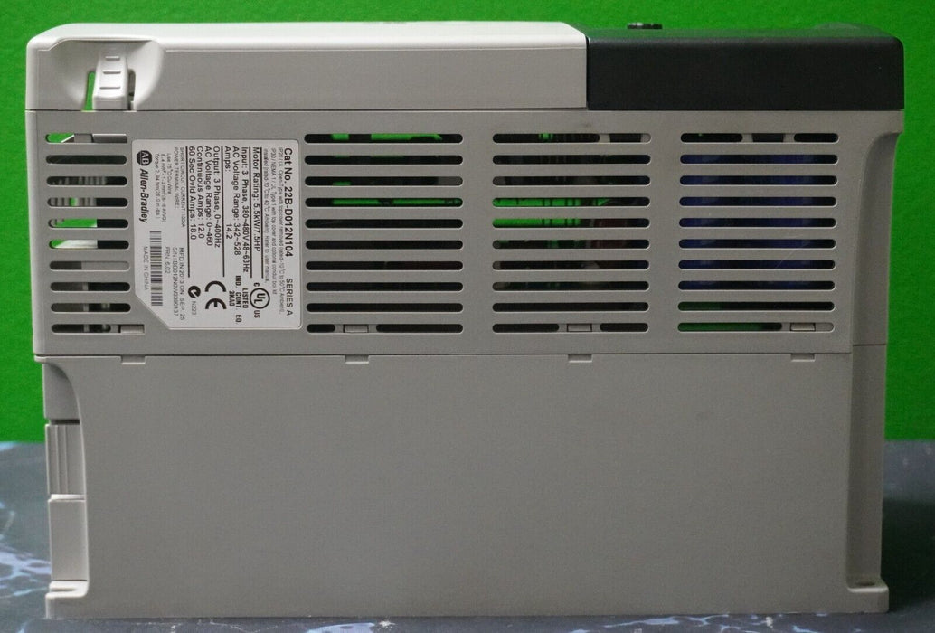 Low Hours Allen-Bradley 22B-D012N104 7.5 HP Powerflex40 Ser. A FRN:6.02