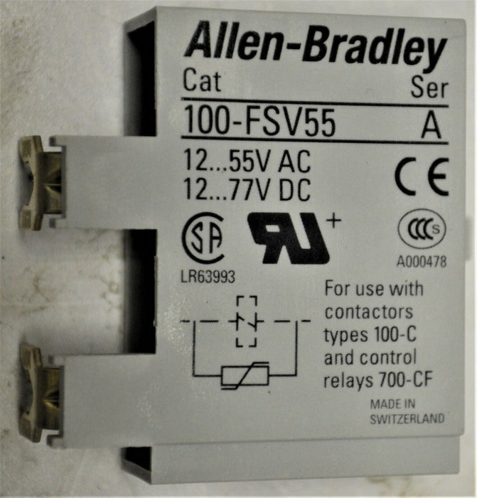 Allen Bradley 100-FSV55 Surge Suppressor Varistor 100FSV55  Tested Good