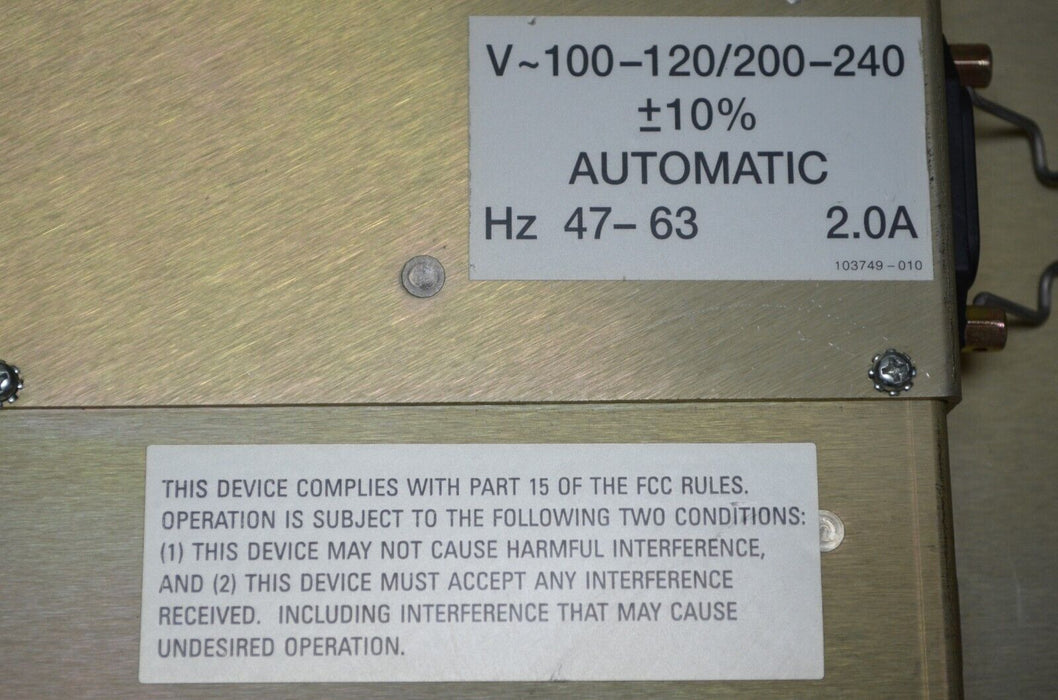 Allen Bradley 6185-D Operator Interface TouchScreen Monitor Panel 18.25" Screen