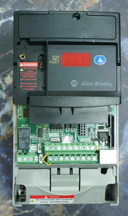 Low Hours Allen Bradley 22D-D4P0N104 PowerFlex40 2 HP Series A 480 VAC FRN:2.01