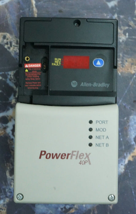 Low Hours 2018 Allen Bradley 22D-D2P3N104 PowerFlex40 Firmware 3.01 Series A