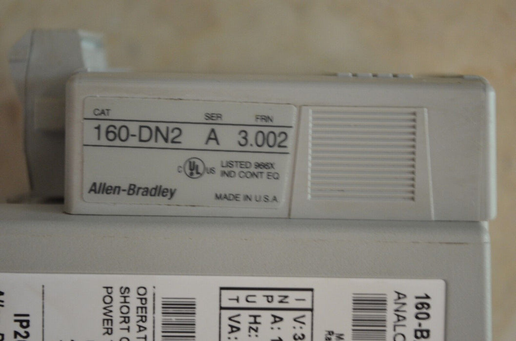 Allen Bradley 160-BA01NSF1 Variable Speed AC 0.5HP 480V With DeviceNet 160-DN2