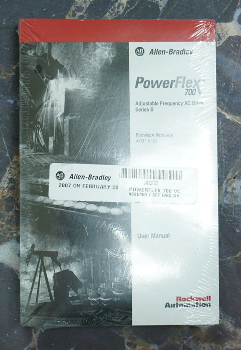 New Allen Bradley PowerFlex 700 2HP 20BC3P5A0AYNANC0 480 VAC FRN:4.006