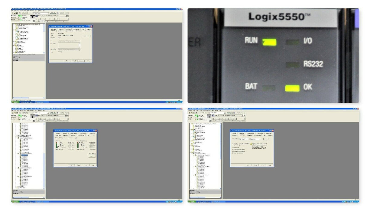 Allen Bradley 1756-L1/A ControlLogix 5550 Processor PLC Tested Good