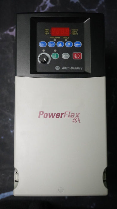 Allen-Bradley 22B-D012N104 7.5 HP Powerflex40 Ser. A FRN:6.01 Tested Good Clean