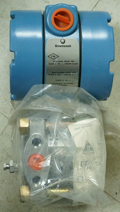 Rosemount Pressure Transmitter  1151GP4E2AT0086 150in. H20 Output 4-20 Supply 45