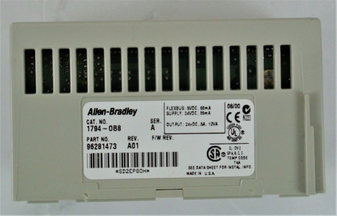 Allen-Bradley 1794-OB8  Ser. A 8 Point Digital Output Module 24 V DC - USA