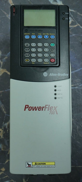 Allen Bradley PowerFlex 700 3HP 20BD5P0A0AYNANC0 480VAC Tested FRN:4.006 Tested