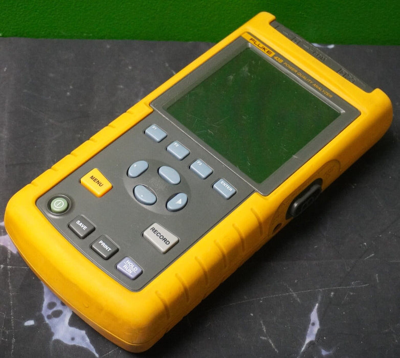 FLUKE 43B HANDHELD Power Quality Analyzer Tested