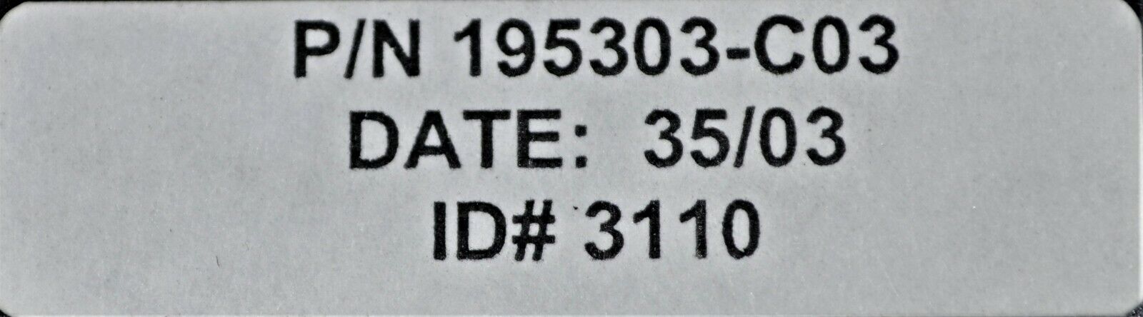 ALLEN BRADLEY 195303-C03 / 195303C03 Tested Good Front Cover For Powerflex 700