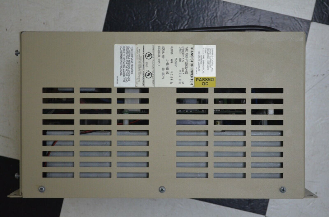 Toshiba Transistor Inverter E3 Var.Torque, Adj Speed Cat# VT130E3U4055 Tested