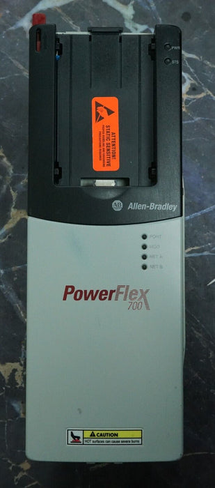 Allen-Bradley PowerFlex 700 1 HP 20BD2P1A0AYNAND0 480 VAC FRN:1.002 Tested Good