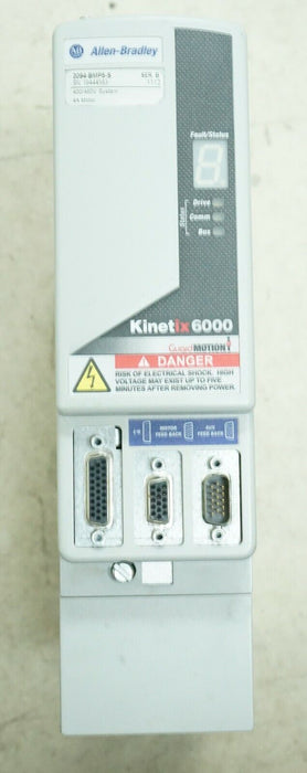 ALLEN-BRADLEY KINETIX 6000 2094-BMP5-S AXIS MODULE 2.7A 650VDC FIRMWARE 1.122