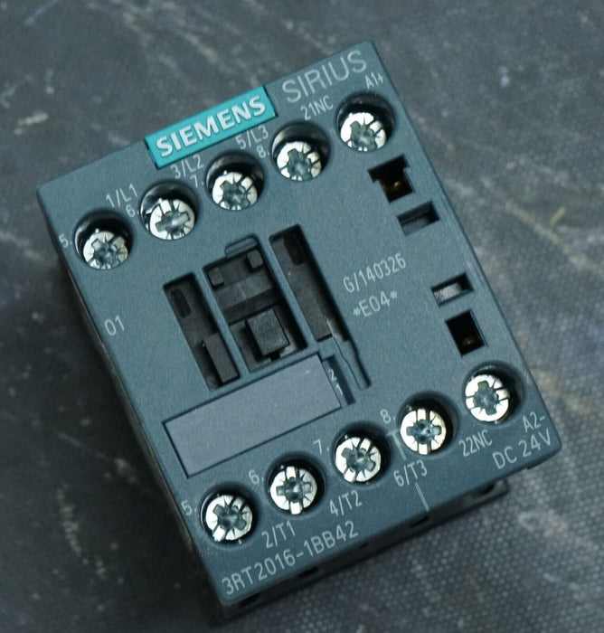 New SIEMENS SIRIUS 3RT2016-1BB42 CONTACTOR 24 VDC