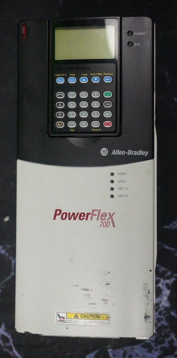 Allen-Bradley PowerFlex 700 10HP 20BD014A3AYNAND0 480VAC FRN:9.001