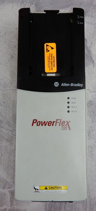 Low Hours Allen Bradley 20BD5P0A0AYNANC0 /B PowerFlex 700 3HP 480 VAC FRN:8.002