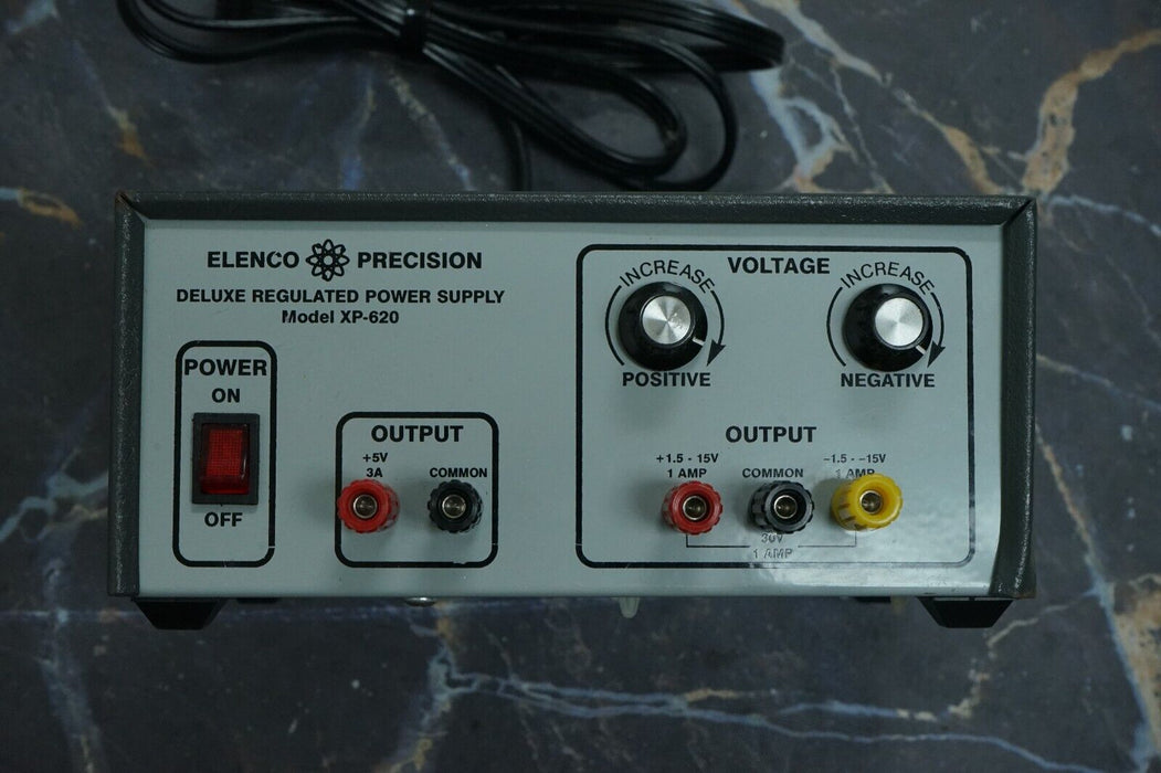 Elenco Precision Deluxe Regulated DC Power Supply XP-620 Tested Working