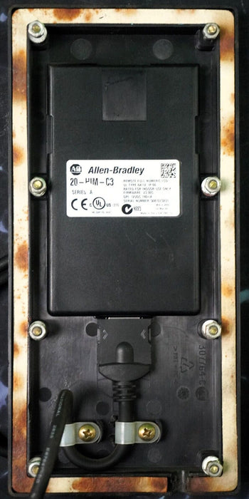 Allen Bradley 20-HIM-C3 Series A Panel Mount Remote HIM W/Cable Tested Good