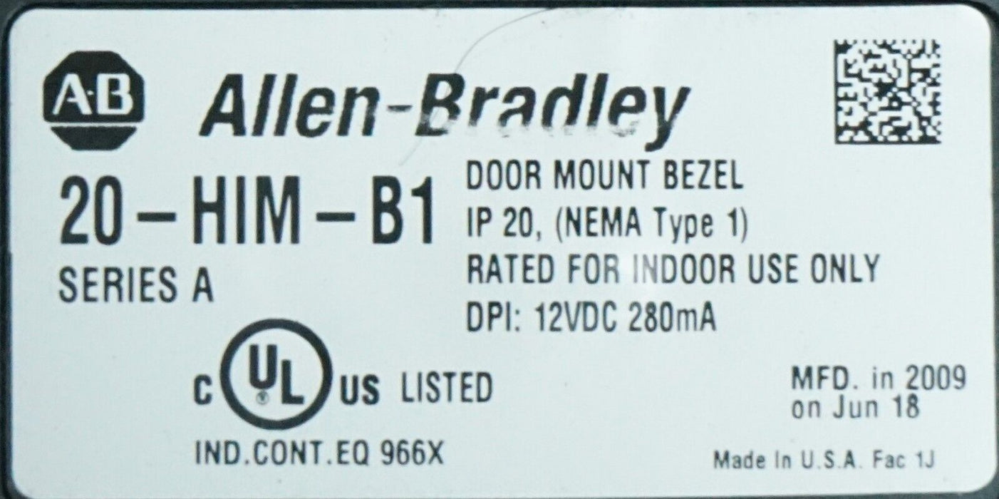 Allen-Bradley 20-HIM-B1 20-HIM-A3, 314859-A01 FRN:5.003 Good