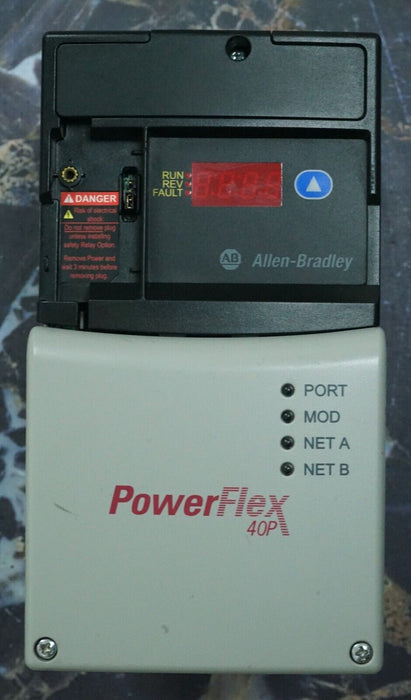 Low Hour 2012 Allen-Bradley Powerflex 40P 22D-D1P4N104 1/2HP FRN:2.01 Tested