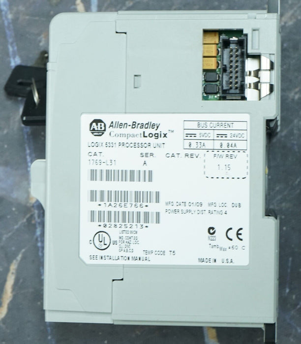 Allen-Bradley 1769-L31 Controller Tested Good FRN:1.15