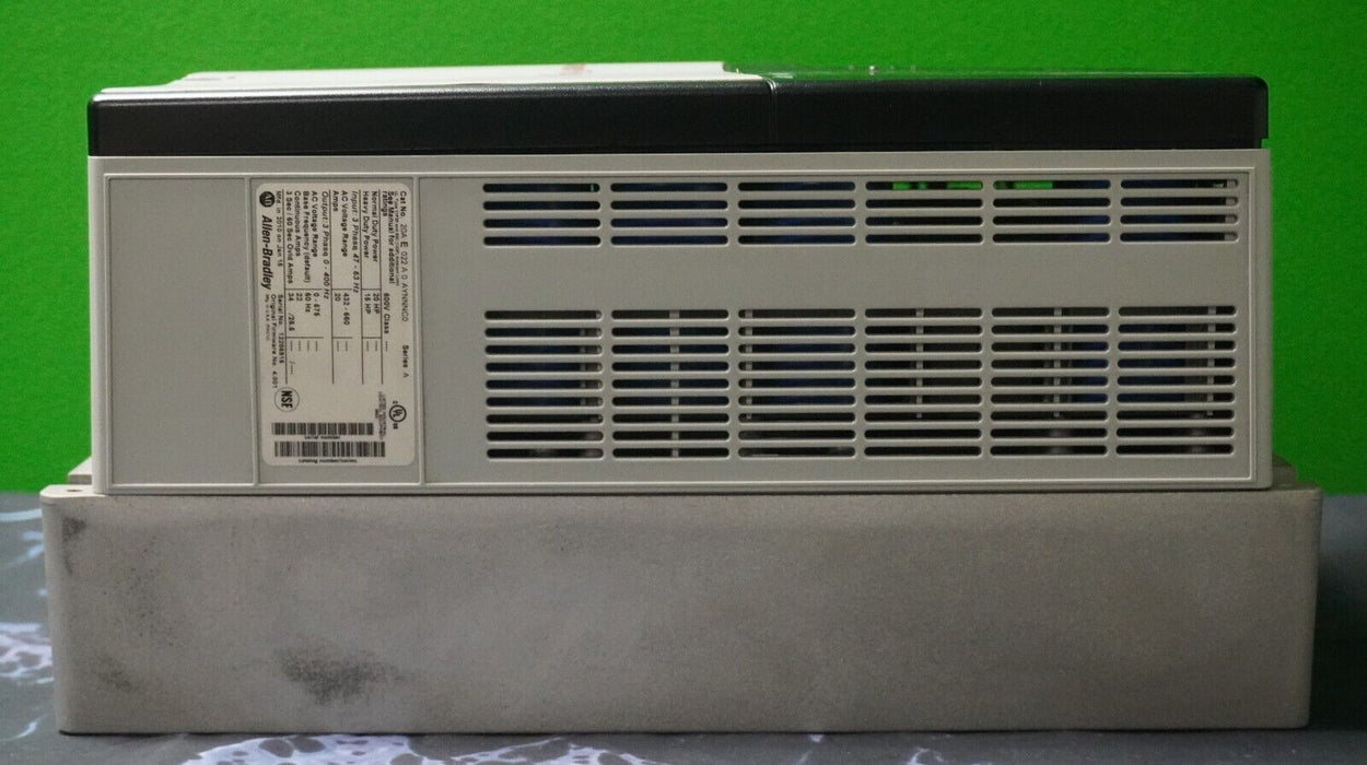 Allen-Bradley 20AE022A0AYNNNC0 PowerFlex 70 AC Drive 20HP 600VAC FRN:4.001