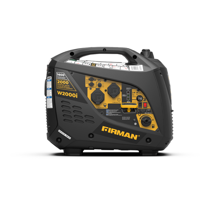 FIRMAN W01682F 2000/1600 Watt Recoil Start Inverter Generator Refurb