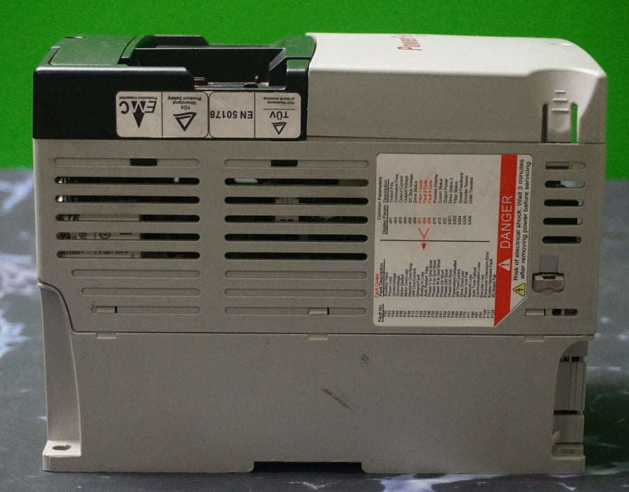 Allen-Bradley 22D-D4P0N104 PowerFlex 40P Drive 2HP Series A Tested FRN:2.01