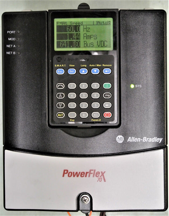 Allen-Bradley PowerFlex 70- 20-HIM-A3 3HP 20AD5P0A3AYNNNC0 LOW RUN HOURS