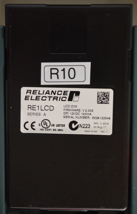 Reliance Electric RE1LCD A Keypad FRN:2.003 Tested Good R10