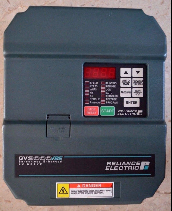 Reliance Electric GV3000/SE 7.5 HP 7V2160 Firmware 6.04 AC Drive Tested Good