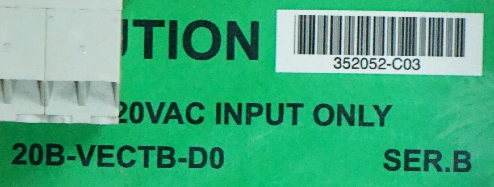 Allen-Bradley 20B-VECTB-D0/B PowerFlex 700 Vector Cassette FRN:4.010