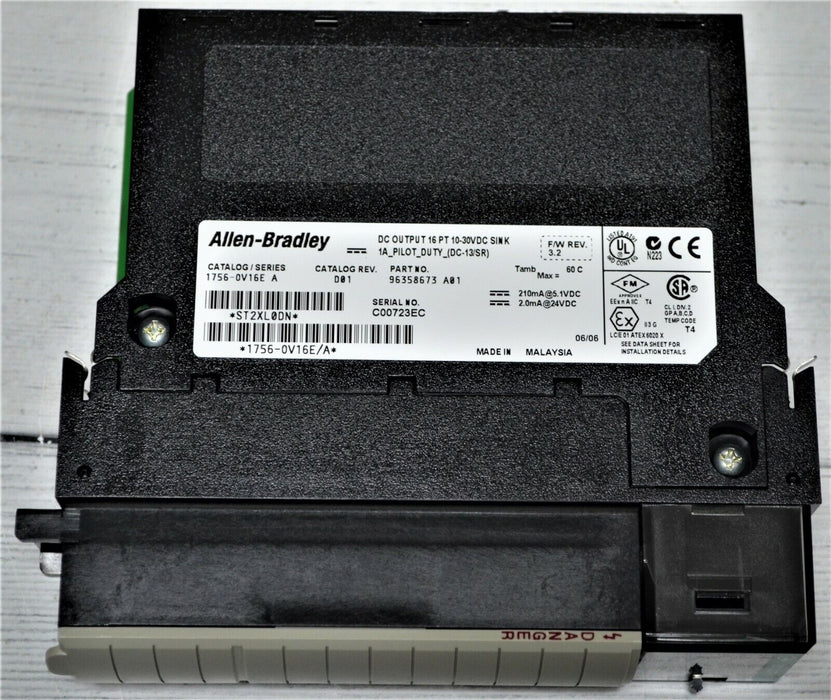 24 Available Allen Bradley 1756-OV16E /A ControlLogix DC Output 16PT F/W 3.2