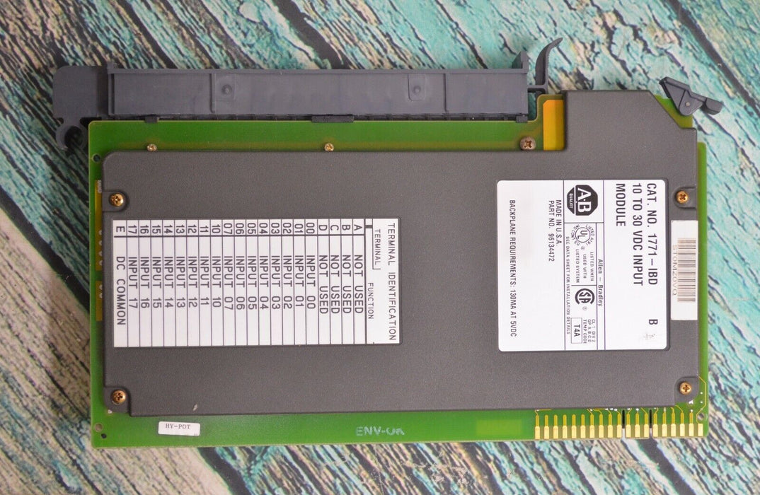 Allen Bradley Input Module 1771-IBD 1771IBD 10-30 VDC