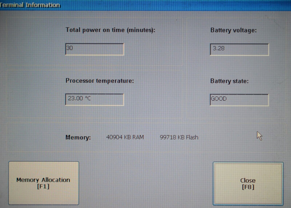 Allen Bradley 2711P-RP1A SER F Logic Module 64MB FRN:4.00.12 24VDC Tested Good