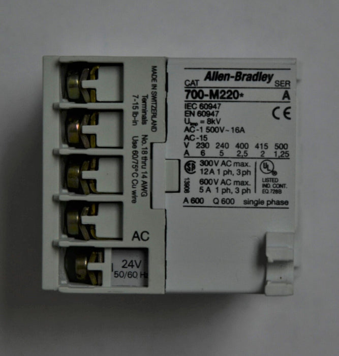 Allen-Bradley 700-M220* Series A Single Phase Control Relay