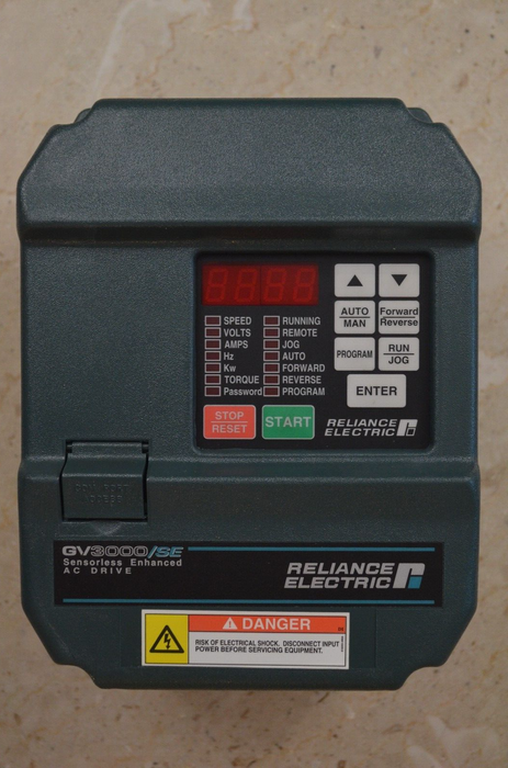 Reliance Electric GV3000 SE Vector  2HP 2V4160 VER. 6.01 Inverter Tested  Good