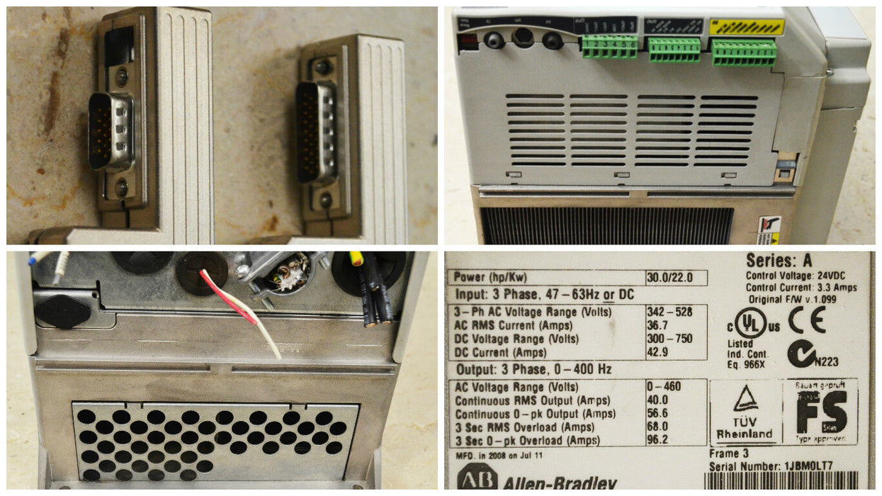 Allen-Bradley 2099-BM06-S Kinetix 7000 High Power Servo Drive, Safe Torque Off