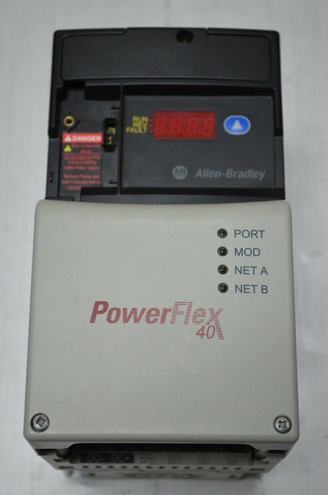 Zero Hours 22D-D4P0N104 Allen Bradley PowerFlex 40P Drive 2 HP Ser. A FRN:2.01