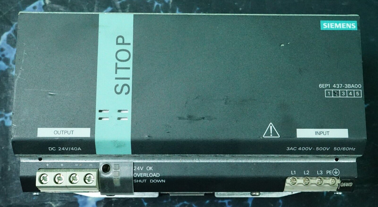 Parts Siemens 6EP1437-3BA00 SITOP Power Supply