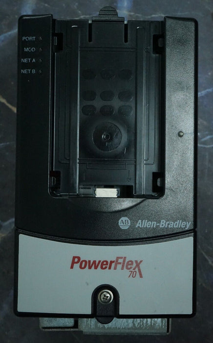 Low Hr Allen-Bradley PowerFlex 70 2HP 20AD3P4A0AYNNNNN 480VAC FRN:2.007