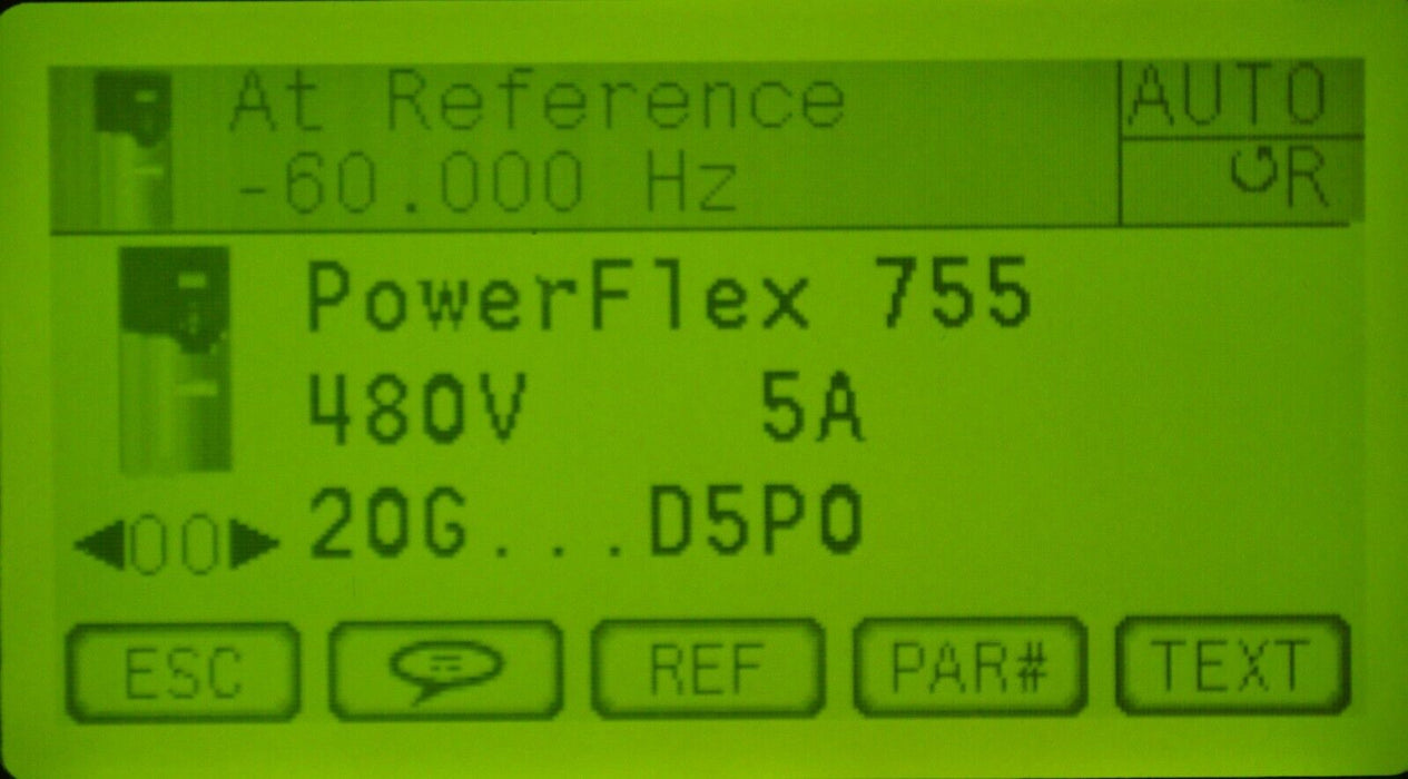 Allen-Bradley 20G11ND5P0AA0NNNNN PowerFlex 755 VFD 3HP Series A FRN:14.004